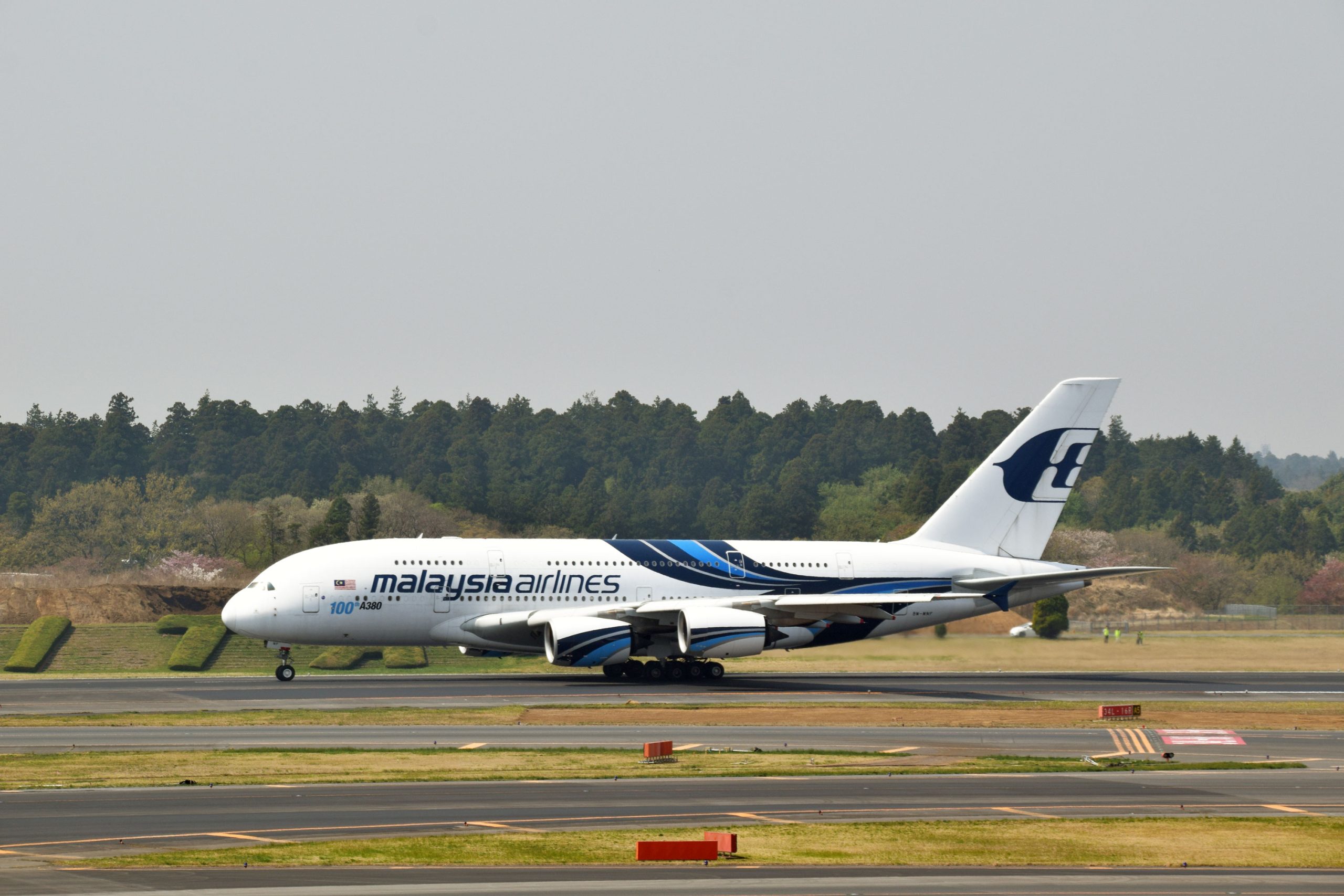 マレーシア航空A380、8月も成田に